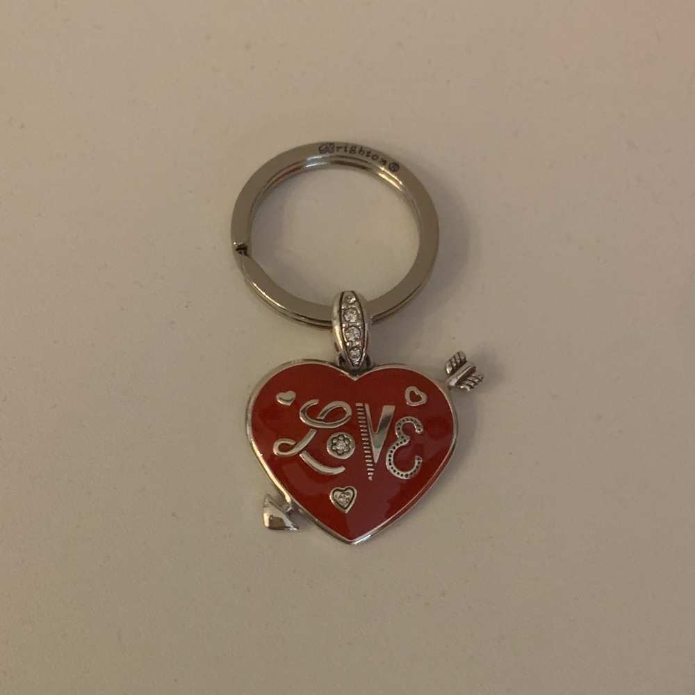 Brighton Red Heart Love Keychain-NWOT